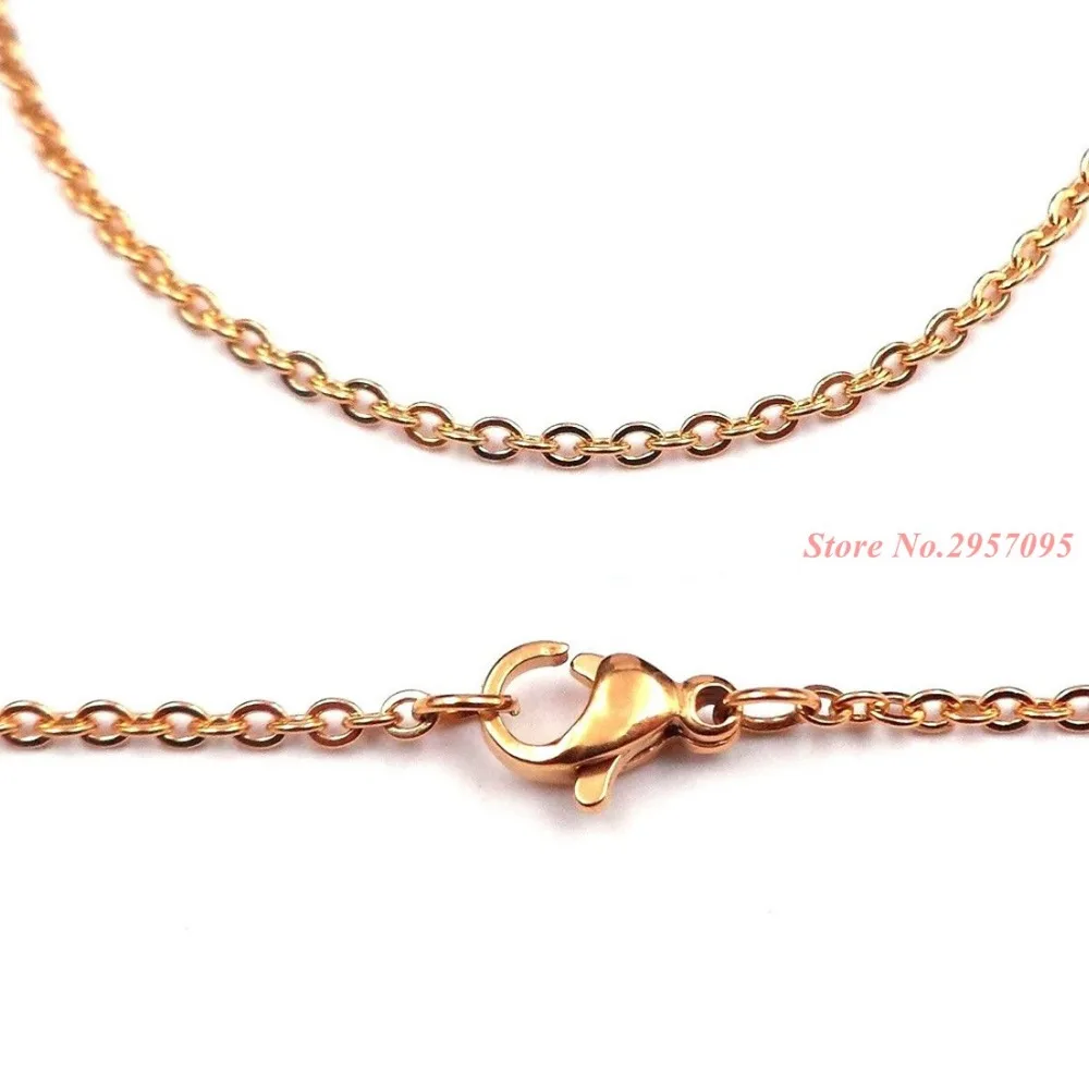 Оптовая продажа 2/2. 4/3. 2 мм Rolo цепь серебряного/золотого цвета 316 из нержавеющей