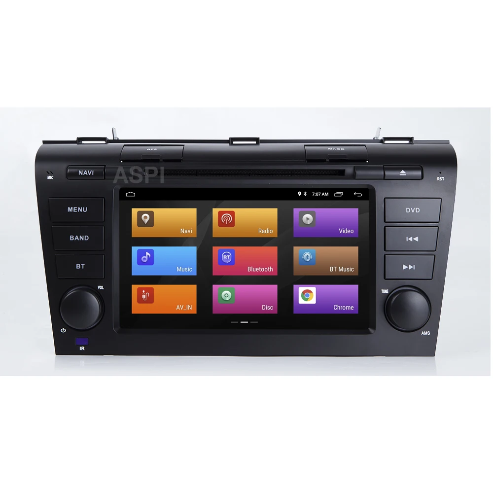 Android 9 1 автомобильный DVD мультимедийный плеер для Mazda 3 2004 2009 2 Din Автомобильный