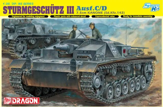 DRAGON 6851 1/35 STURMGESCHUTZ 7,5 см KANONE Ausf. C/D