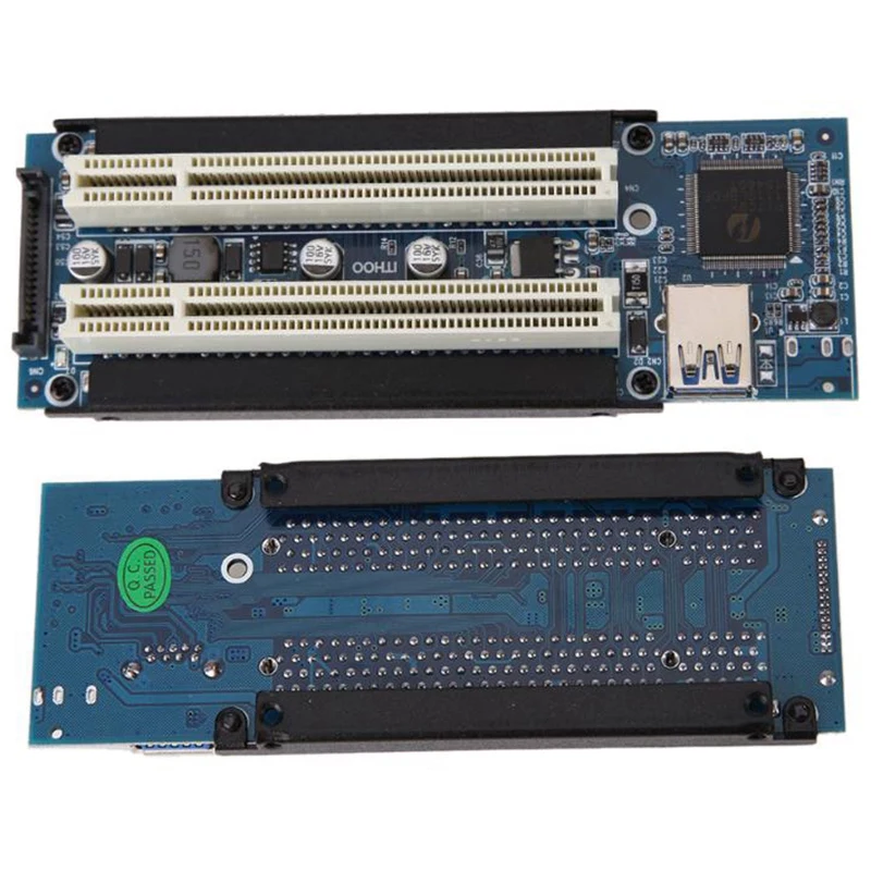 Pci E Express X1 к двойной Riser расширение адаптера карты с 1 м Usb3.0 кабель для
