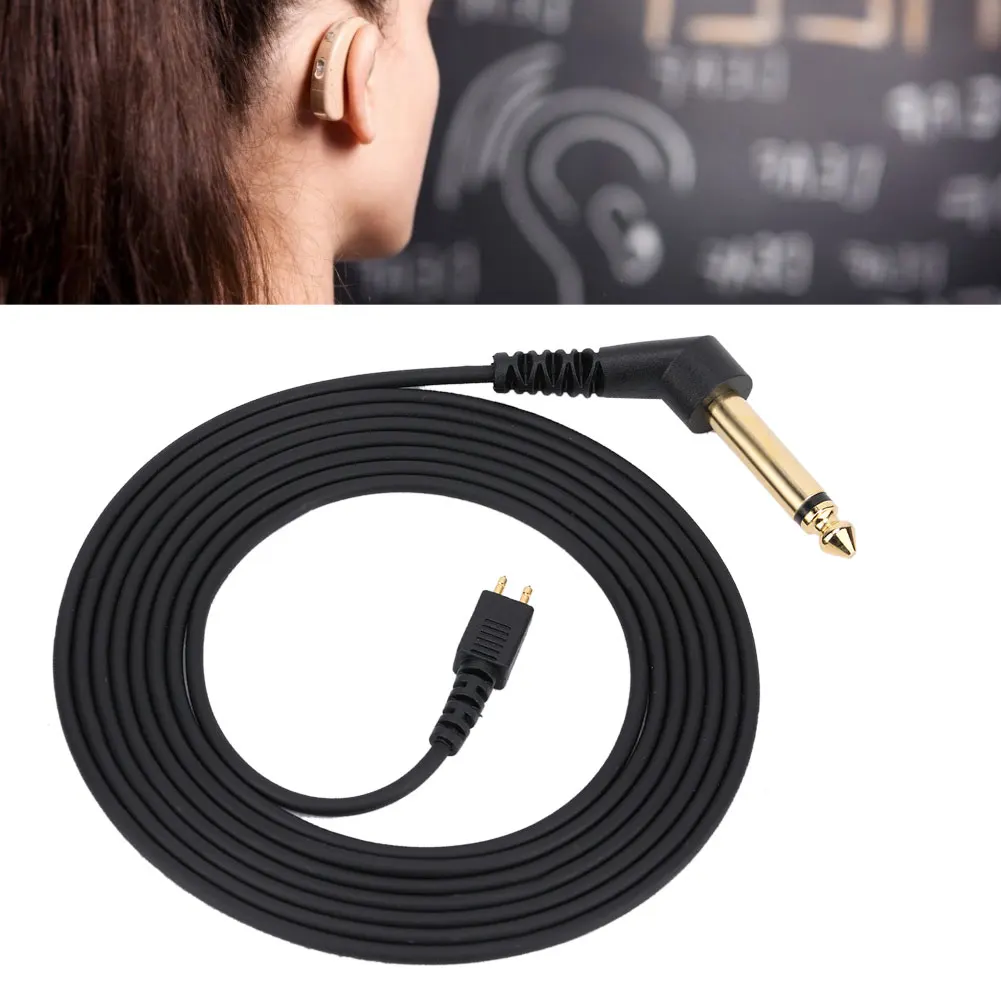 

Durable Audiometer Headset Cable Wire Headphone Air Conduction Audiometer Hearing Tester Ear Care Tool Headset Extension Fixed