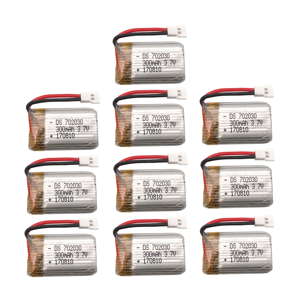 

3.7V 300mAh Lipo Battery for E55 FQ777 FQ17W DiFeida F180 FY530 RC Quadcopter Hot Sale Drone Spare Part High Quality