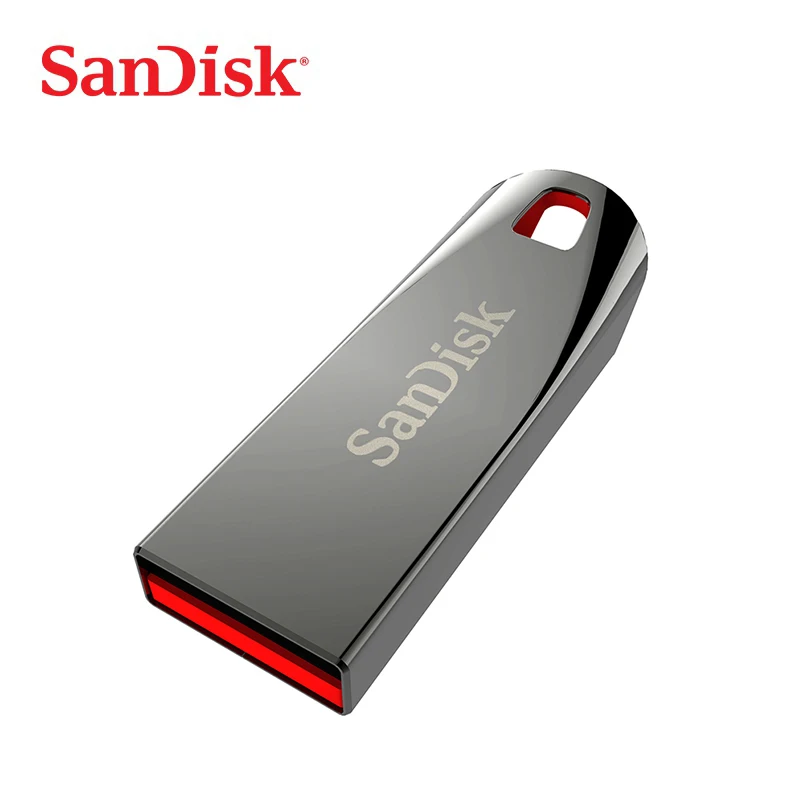 Новое поступление металлический USB флеш-накопитель sandisk 64 ГБ 32 ГБ 16 ГБ 8 ГБ флеш-карта памяти, Флеш накопитель usb флешка