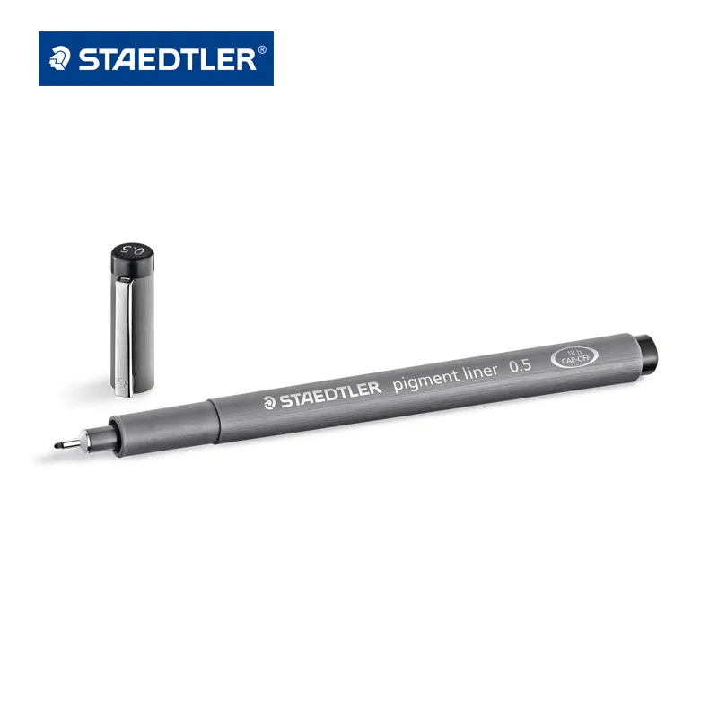 Германия Staedtler 308 пигментная гелевая подводка Ручка ручной разноцветный дизайн ручка для рисования ручка для подписи 0,05 мм 0,1 мм 0,2 мм 0,3 мм 0,5 мм 0,8 мм