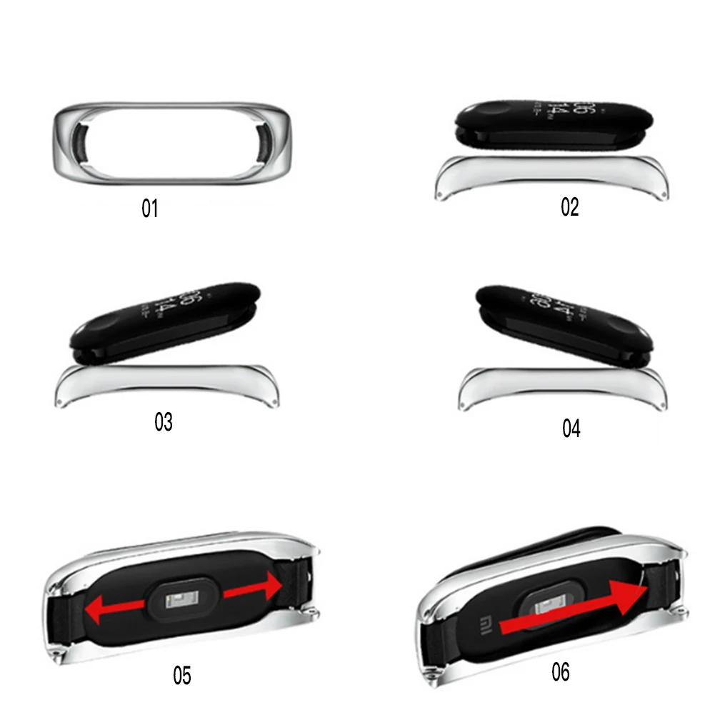 Металлический умный Браслет для Mi Band 3 металлический ремешок браслет сменный на