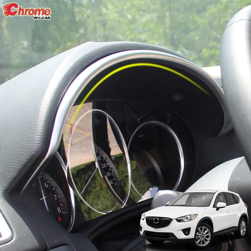 Хромированная панель приборов для Mazda декоративная CX5 KE 2012 2013 2014 2015 2016 Стайлинг
