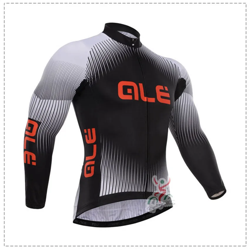 2016 New Arrivals Men's ALE pro team Cycling long sleeve jersey ropa ciclismo hombre cheap-clothes-china Breathable Hot | Спорт и