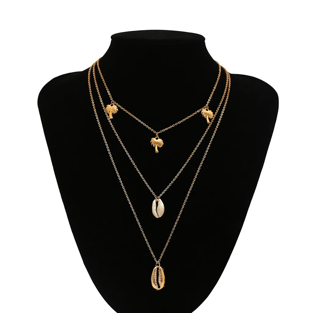 2019 Diomedes Новое модное женское пляжное ожерелье Cowrie из натуральной ракушки и