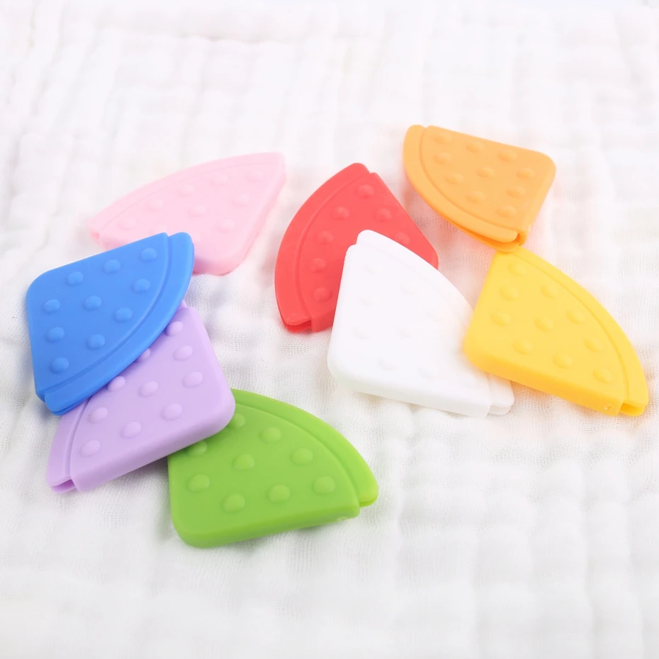 Bite Bites 5PC Bibs Accessories Baby Corner Teether BPA Free Safe And Natural Solid Color | Мать и ребенок
