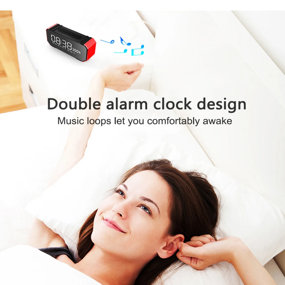 DG1000 беспроводной Bluetooth динамик светодиодный жидкокристаллический дисплей
