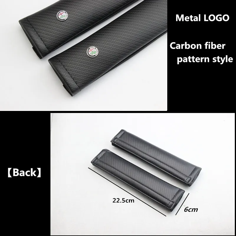 2 шт. автомобиль Стайлинг все углеродного волокна ткани для Альфа Ромео 159 147 156