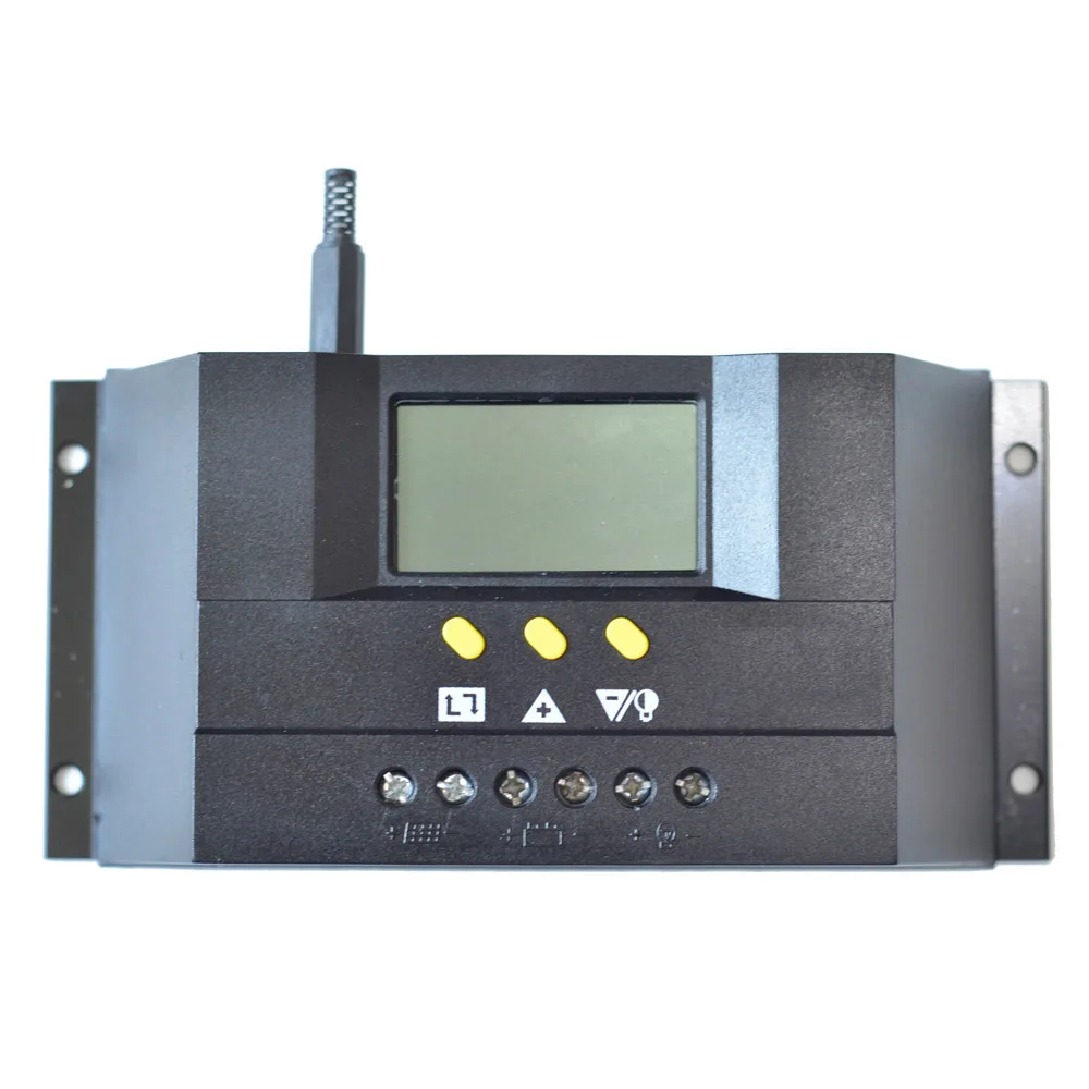 PowMr PWM 30A 48В Солнечный контроллер LCD PV Панель Контроллер заряда батареи Солнечная