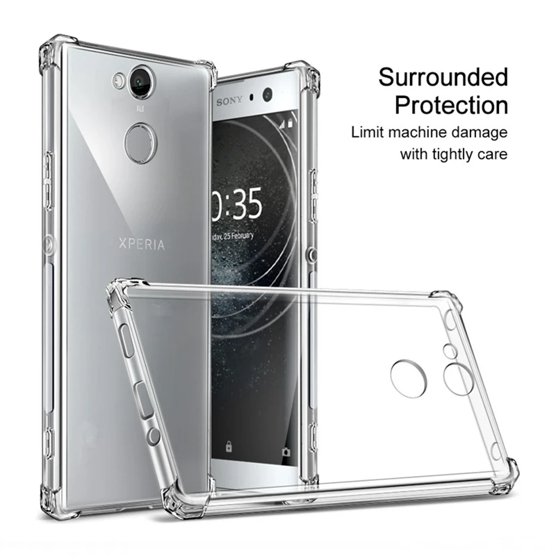 Чехол-бампер из мягкого ТПУ для Sony Xperia XA1 XA2 10 Plus L1 L2 L3 1 XZ2 | Мобильные телефоны и