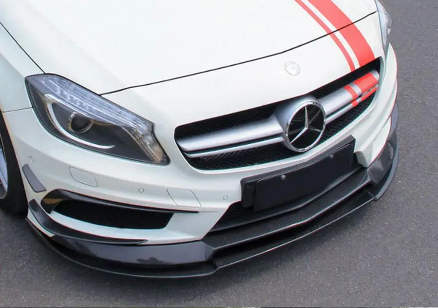 Автомобильный карбоновый передний бампер спойлер автомобильный VRS диффузор