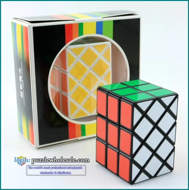 Длинный Чехол Diansheng из кирпича 3x3x3, Магический кубик, древний Двойной кубик с рыбками, скоростные Кубики-головоломки, развивающая игрушка, специальные игрушки