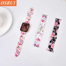 Силиконовый ремешок для apple watch band 4 44 мм 40 correa aplle 42 38 спортивный