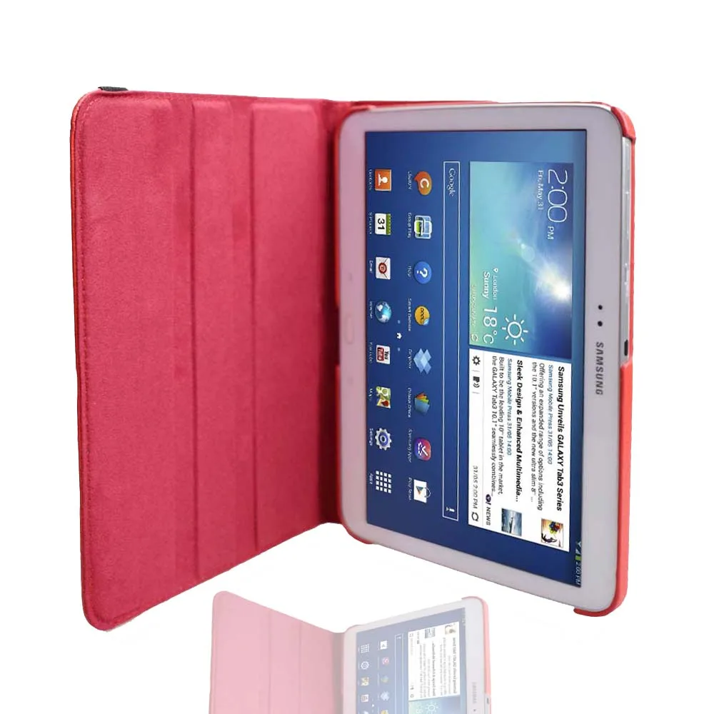 Tab 3 10,1 gt p5200 p5210 чехол 360 градусов вращающийся флип-чехол для Samsung GALAXY TAB 3 10,1 планшет стенд pu кожаный чехол