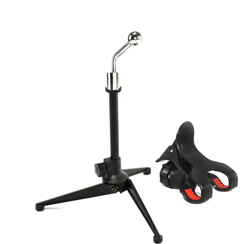

Mobile Phone Desktop Tripod Bracket Metal Tripod Adjustable Clip Bracket Mobile Phone Support Holder for iPhone Andriod Phone
