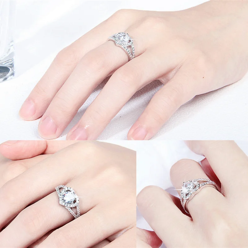 2017 роскошное высококачественное свадебное кольцо в каратах для помолвки женское