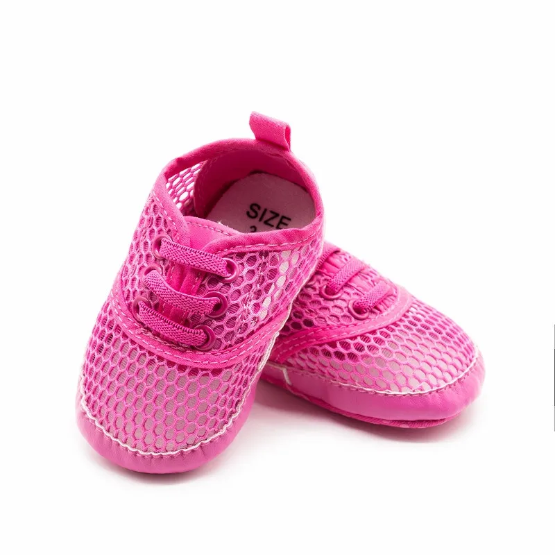 Обувь для новорожденных девочек и мальчиков дышащая обувь младенцев с сеткой