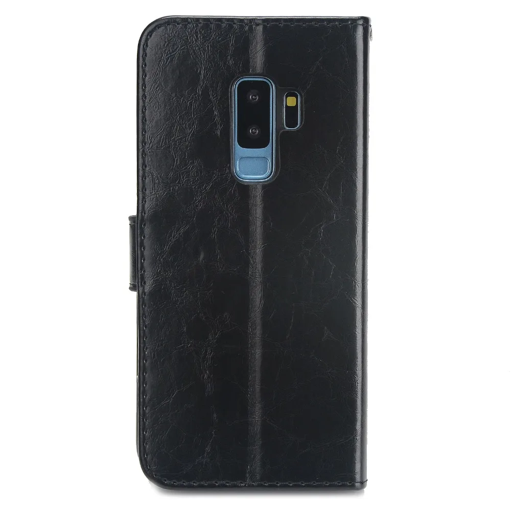 Кожаный чехол книжка для Samsung Galaxy S9 S8 Plus Note 8 противоударный бумажник S7 S6 Edge