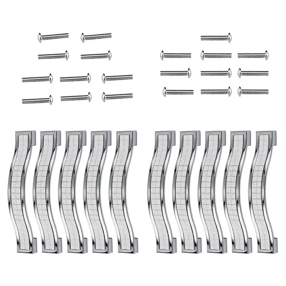 europe style silver 10pcs zine alloy crystal drawer knobs furniture door pull handle for dresser cabinet kitchen knobs free global shipping