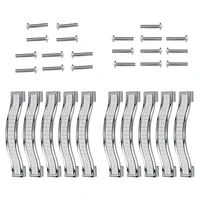 Europe Style Silver 10pcs Zine-Alloy Crystal Drawer Knobs Furniture Door Pull Handle for Dresser Cabinet Kitchen Knobs