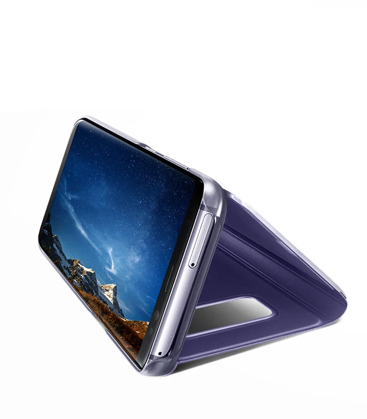 Высококачественный роскошный лучший чехол для Samsung Galaxy S8 прозрачный зеркальный
