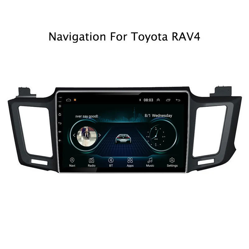 Ectwodvd Android 8 1 dvd плеер для автомобиля gps навигация Toyota RAV4 2013 2014 2015 2016 2017 2018 с Радио