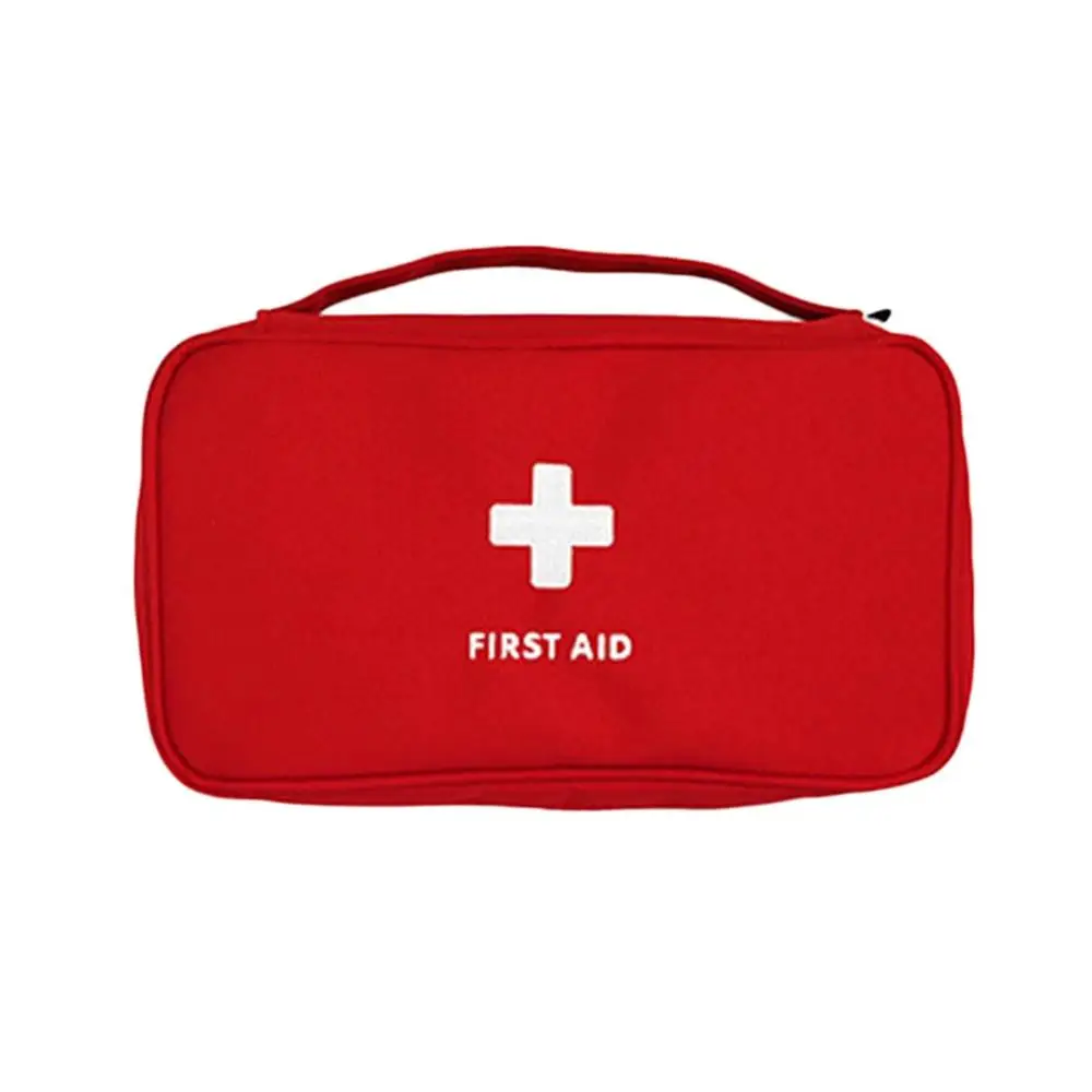 red Аптечка для лекарств на открытом воздухе для кемпинга медицинская сумка для выживания Аварийные наборы дорожный набор портативный - Цвет: red