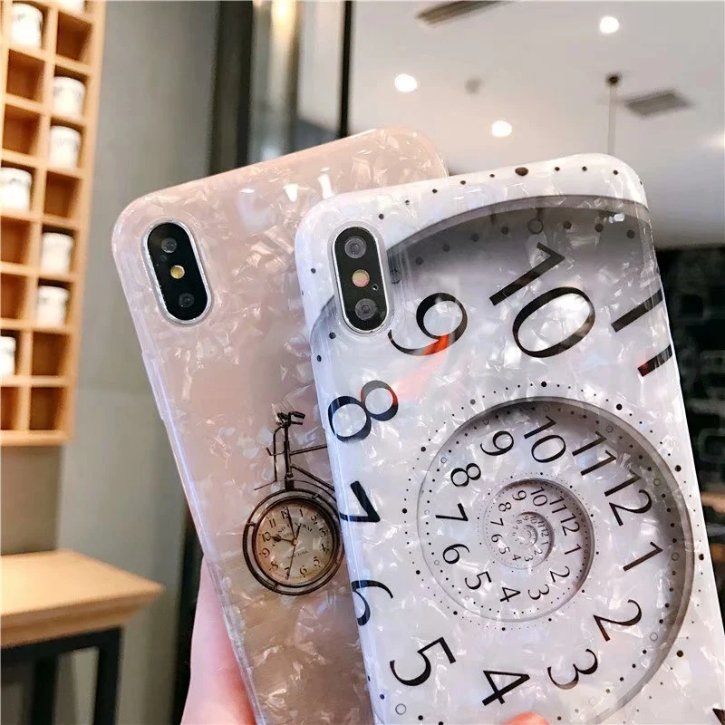 Чехол для телефона TANZ iPhone 7 8 Plus Dream Shell чехлы с рисунком XR XS Max 6 S мягкий силиконовый