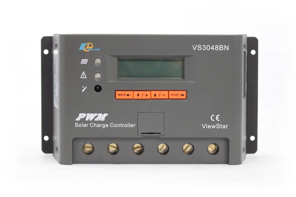 PWM солнечный контроллер VS3048BN 30A 30 Ампер EPEVER ViewStar серии ЖК дисплей датчик
