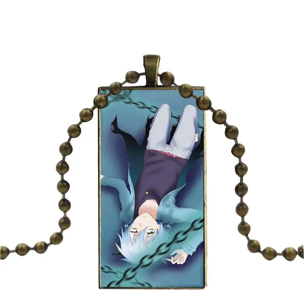 Для мужчин и женщин винтажные ювелирные изделия бронзовое покрытие со стеклом