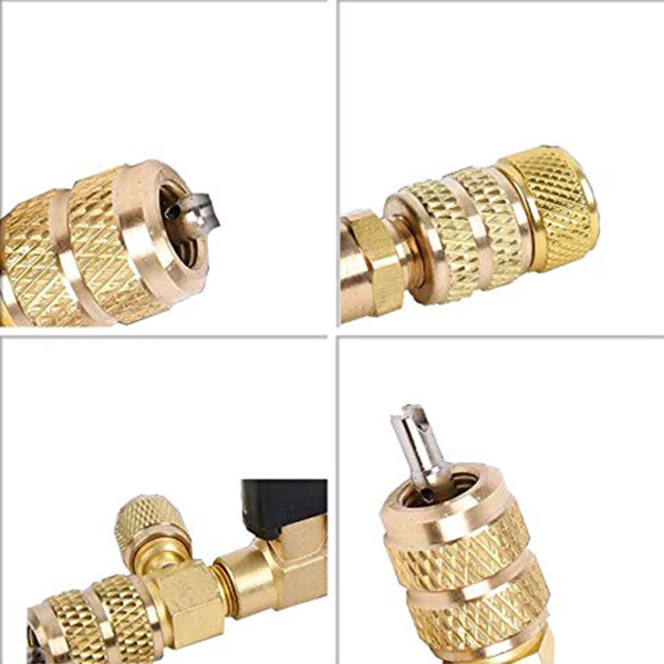 R410A R22 Dual Size SAE Port HVAC Valve Core Removal Installer Tool(No Gas Loss) |