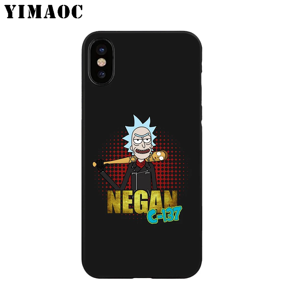YIMAOC Negan My Dirty Girl Soft TPU Black Silicone Case for iPhone X or 10 8 7 6 6S Plus 5 5S SE Xr Xs Max |