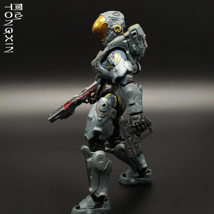 Новинка HALO Spartan Warrior Sergeant Halo модель Фигурка Mezco macfarlan