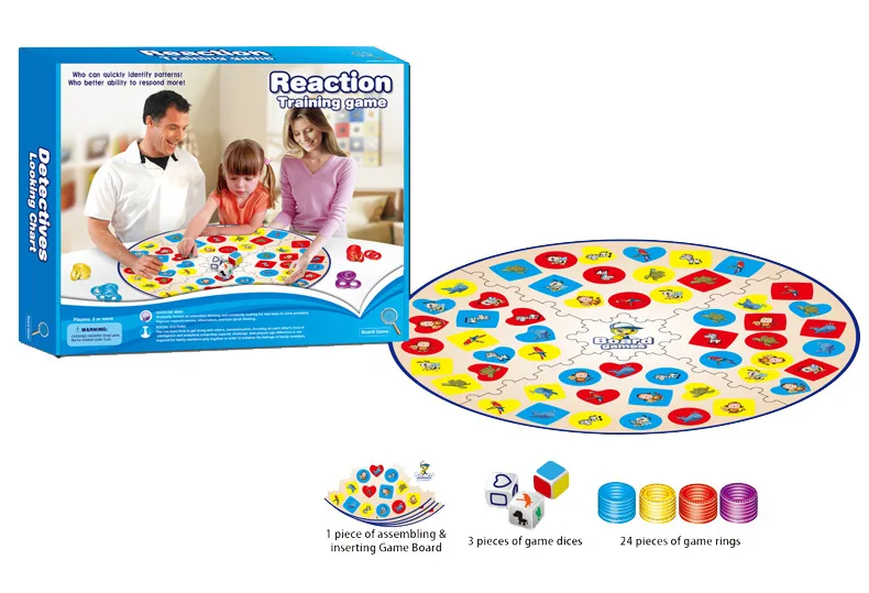 

Child Puzzle Eduactional Detectives Looking toys Reaction training brain game kids board game fun parent-child interactive game
