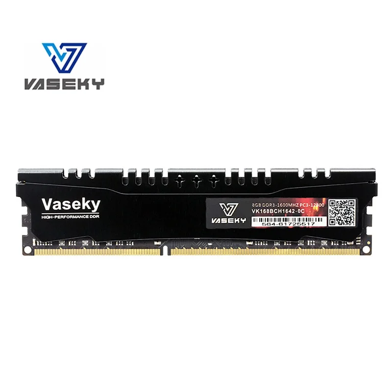 Vaseky 4 ГБ 8 ГБ DDR3 PC3-12800 1600 МГц для настольных ПК оперативная Память DIMM 240 контактов для intel amd полностью Совместимая система High radiato