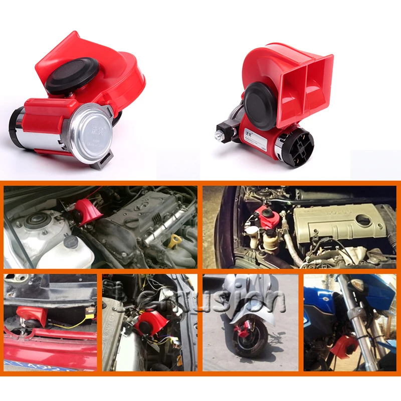 Автомобильный Стайлинг двухцветная Улитка 130 дБ Воздушный Рог 12 В для BMW E46 E39 E90 E60