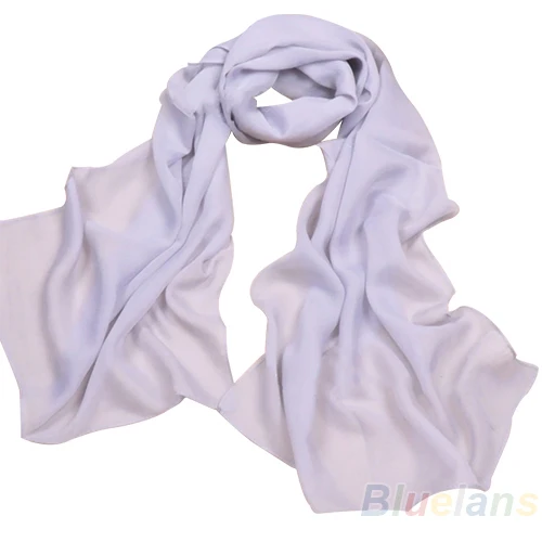 Большой Пляжный Длинный Шифоновый модный шарф на шею шарфы для женщин модные