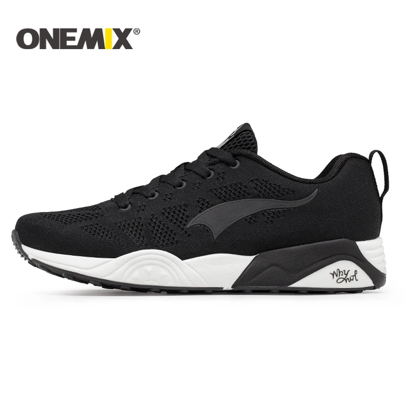 Onemix Дорожная Спортивная обувь для мужчин женская бега унисекс беговые кроссовки