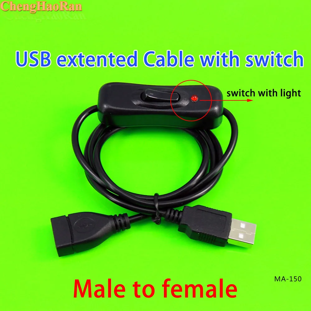 ChenghaoRan 1 шт. USB 2 0 кабель папа-мама с 304 переключателем/световой индикатор шнур