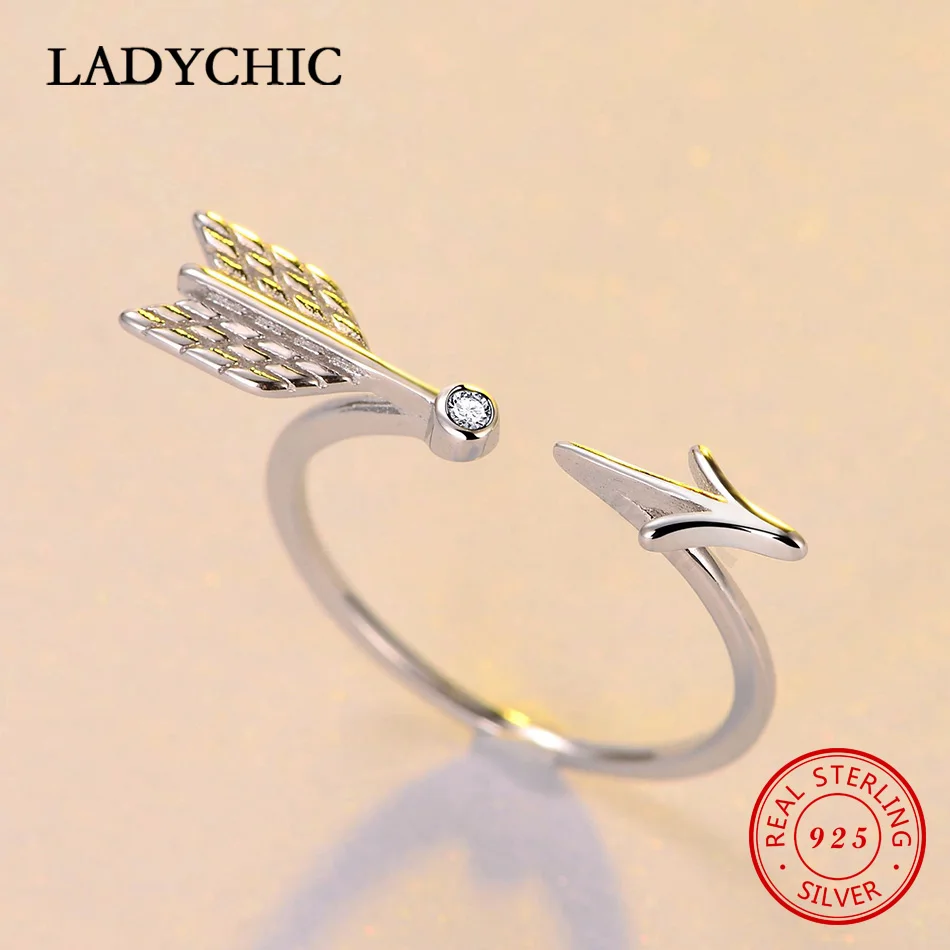 Женское Открытое кольцо LADYCHIC оригинальное регулируемое для влюбленных лучшее