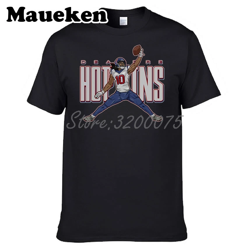 Мужская футболка D Hop футболки NUK 10 DeAndre Hopkins с логотипом Jordan коротким рукавом