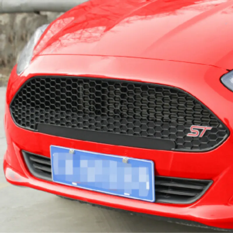 Высокое качество чистого пианино черный свежий Fiesta Racing Grill ST для Ford 2013 2014 2015