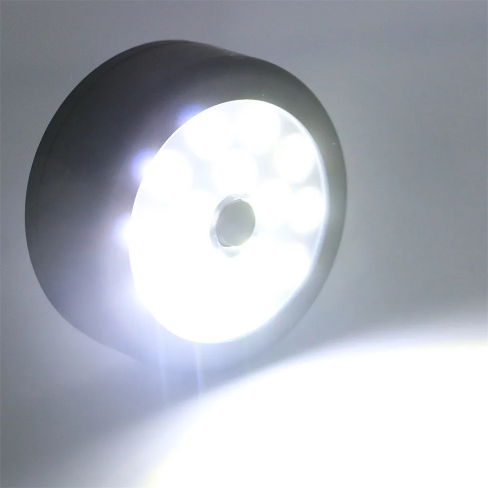 2 шт. светодиодный ночник 15 Led Круглые микросхемы портативная лампа AA на