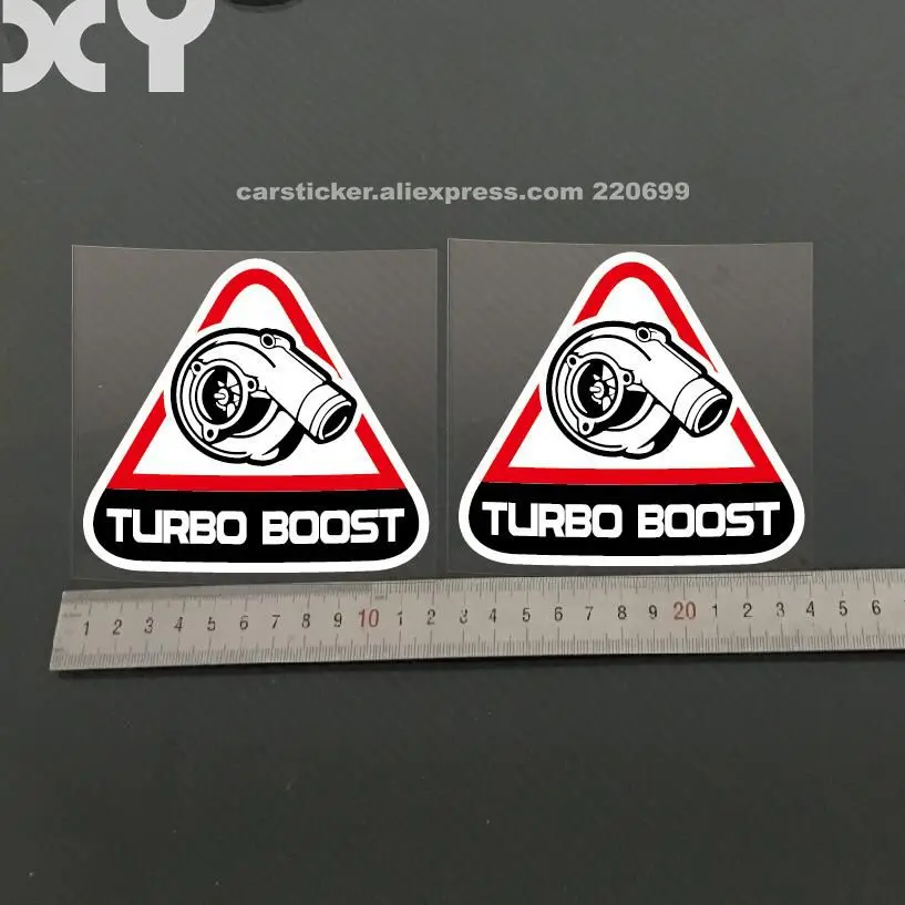 XY 2 шт. веселая наклейка Turbo Boost для грузовика автомобиля Прямая поставка|Наклейки