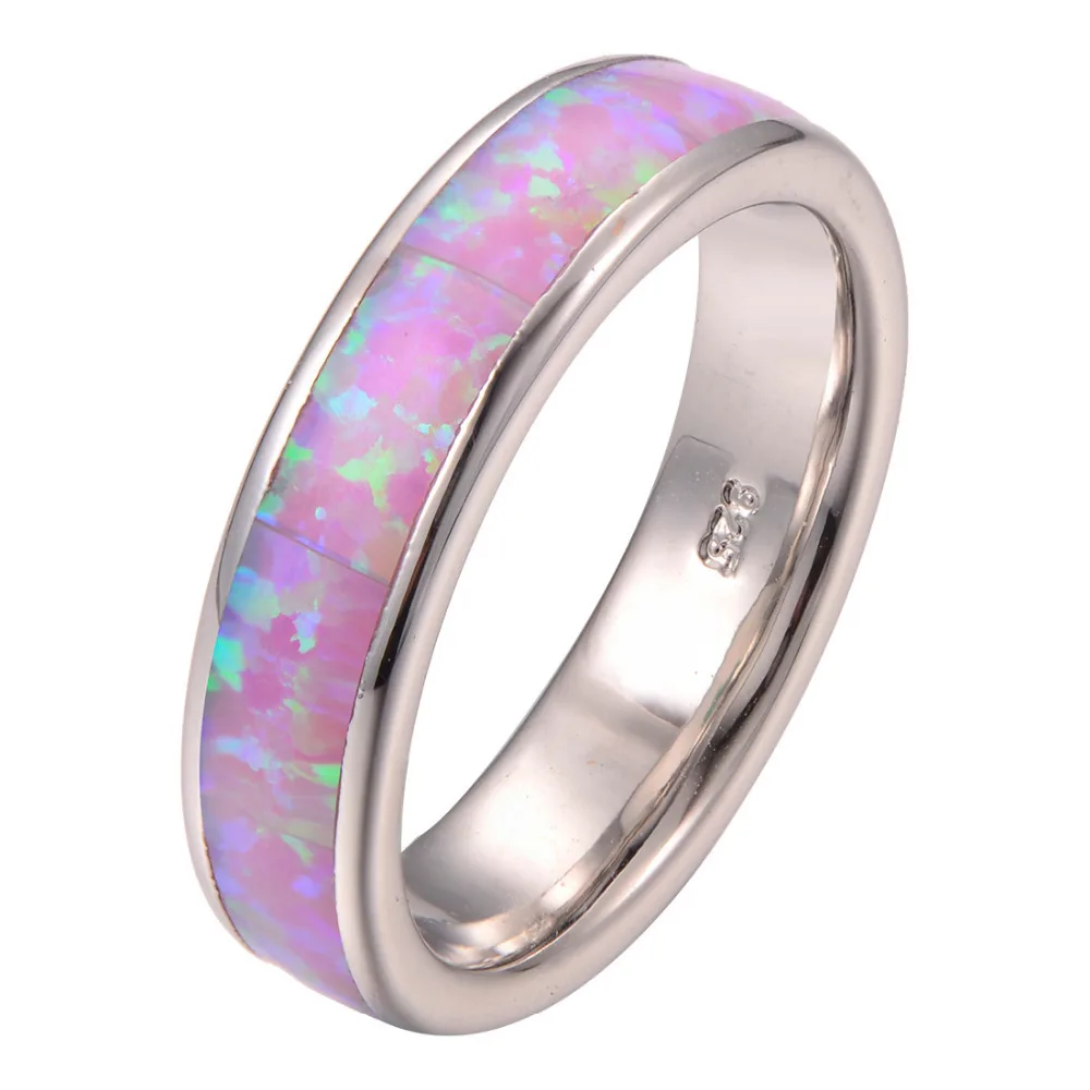 Newest hotsell Pink Fire Opal 925 Sterling Silver Fashion Ring Size 5 6 7 8 9 10 11 F1275 | Украшения и аксессуары