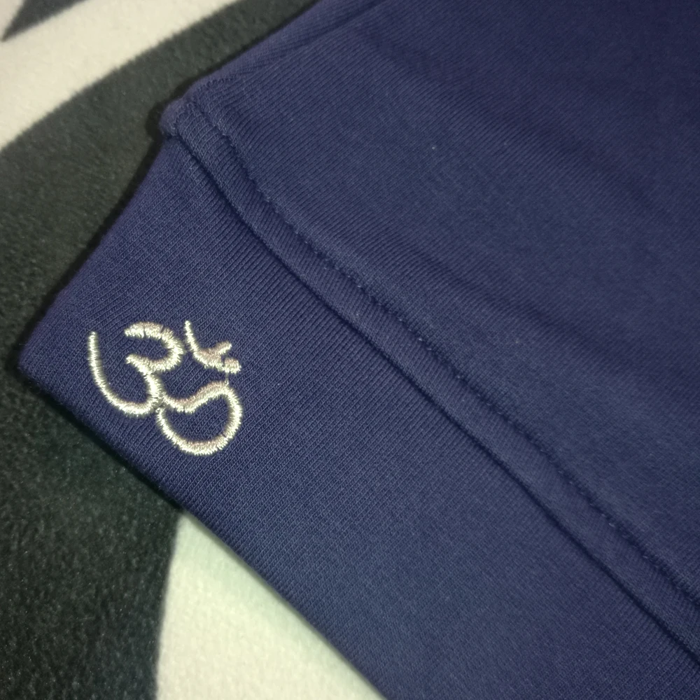 Мужские шорты для Айенгар йоги 95% хлопковые темно синие мужской толще из