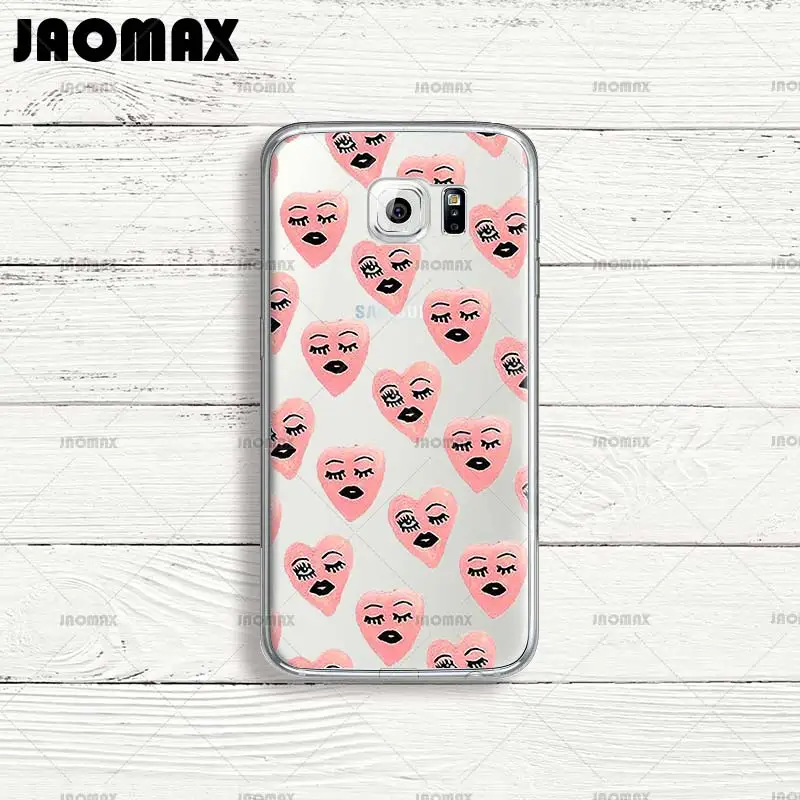 Jaomax розовый Бабочка Сердце чехол для телефона samsung Galaxy S7 S6 S5 S4 S3 Edge S8 Plus